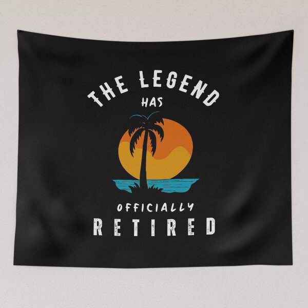 Item preview, The Legend Has Retired , Funny Vintage Retirement Fisherman  designed and sold by zakibenj.