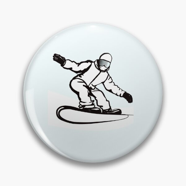 Item preview, Full-length snowboarder in motion designed and sold by Fauraarts.