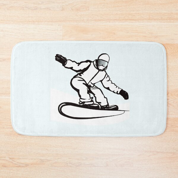 Item preview, Full-length snowboarder in motion designed and sold by Fauraarts.