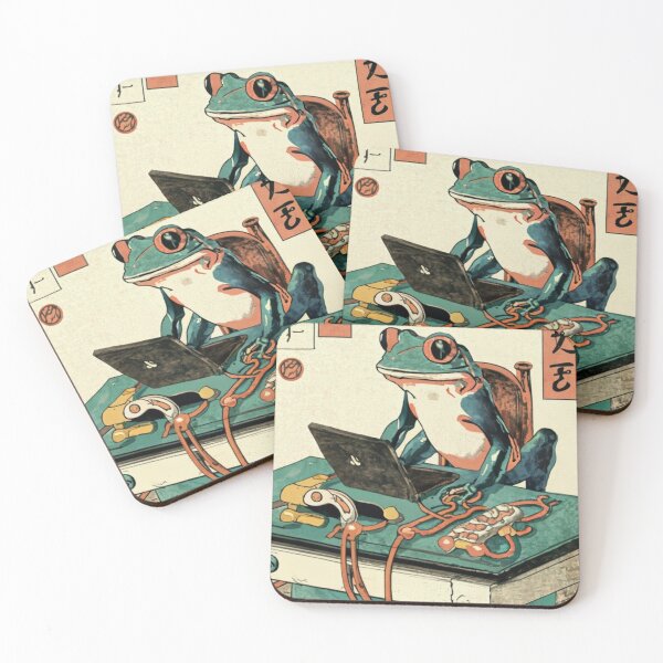 Item preview, frog playing pc games designed and sold by Luxxo30.