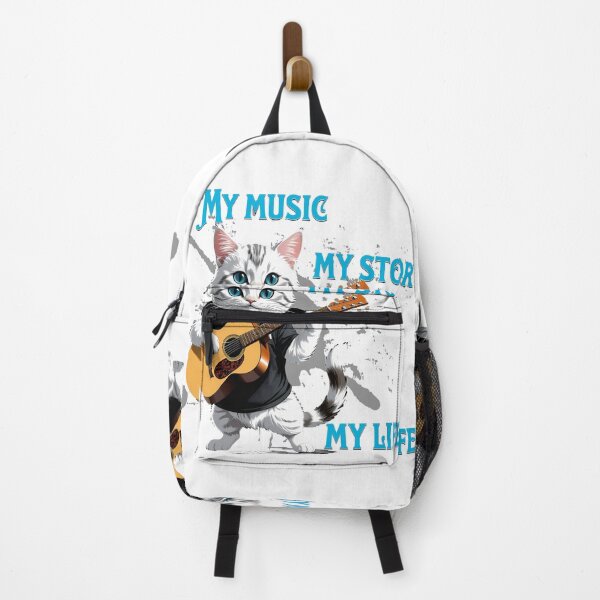 Item preview, Cat with Guitar: Exclusive Digital Art designed and sold by Artedig.