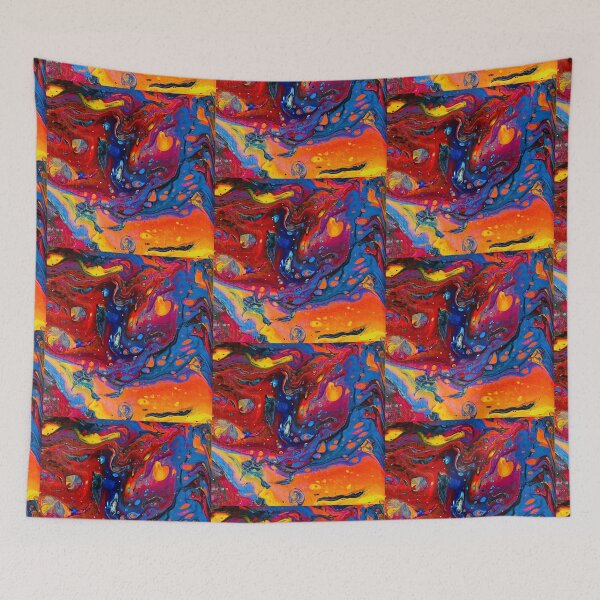 Item preview, Other Worlds - Acrylic Paint Pour designed and sold by Amy  Grover.