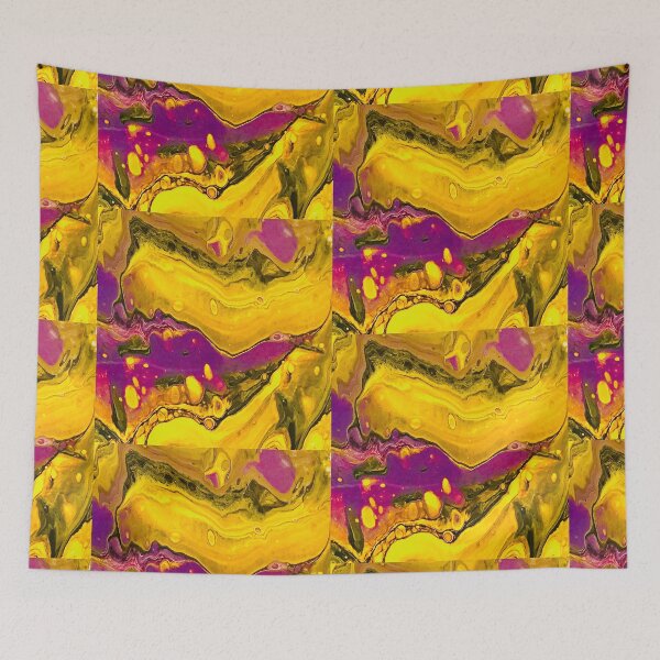 Item preview, Royal Gold Mine - Acrylic Paint Pour designed and sold by Amy  Grover.
