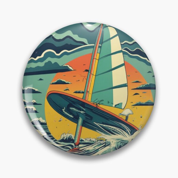 Item preview, Hydroplane against the sunset background designed and sold by LuckyFamily.
