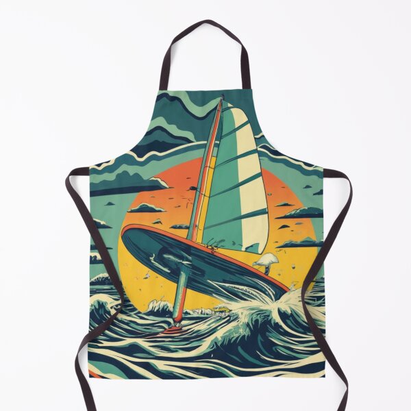 Item preview, Hydroplane against the sunset background designed and sold by LuckyFamily.