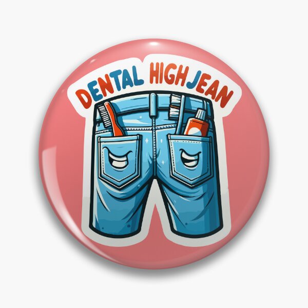 Item preview, Dental High Jean - Creative Toothbrush and Paste in Jeans designed and sold by ShopiDentistry.