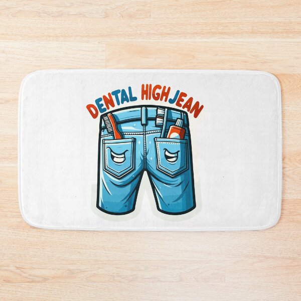 Item preview, Dental High Jean - Creative Toothbrush and Paste in Jeans designed and sold by ShopiDentistry.