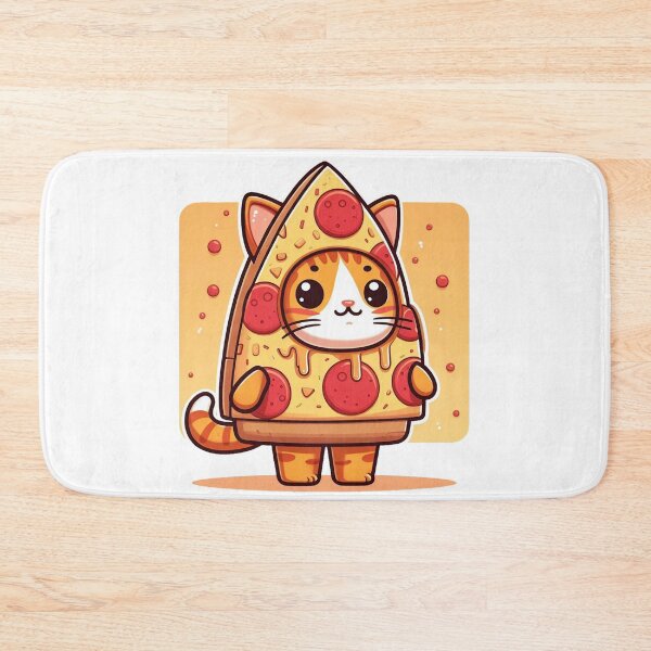 Item preview, cat dressed as pizza designed and sold by BigBlueArt.