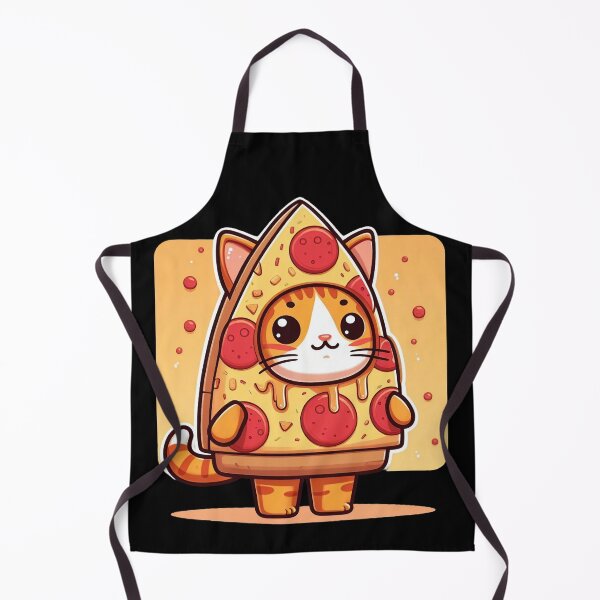 Item preview, cat dressed as pizza designed and sold by BigBlueArt.
