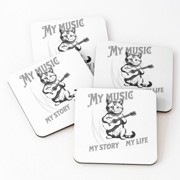 Item preview, Guitar Master Cats: Exclusive Art designed and sold by Artedig.