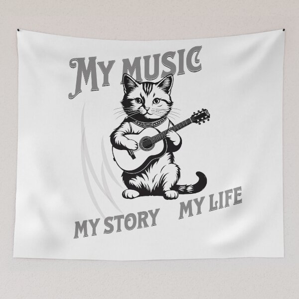 Item preview, Guitar Master Cats: Exclusive Art designed and sold by Artedig.