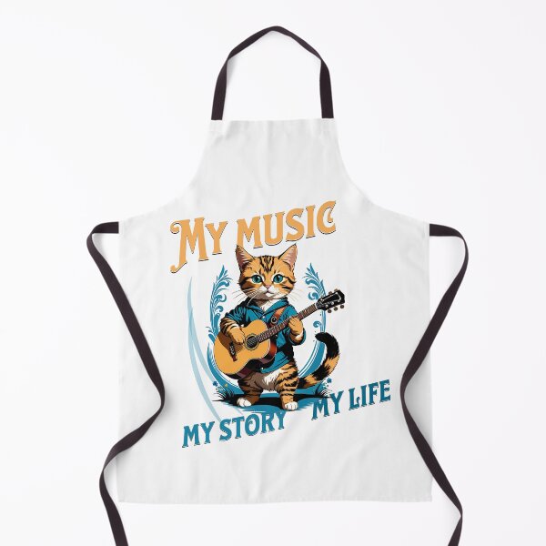 Item preview, Melodic Art: Cats and Guitars in Action designed and sold by Artedig.