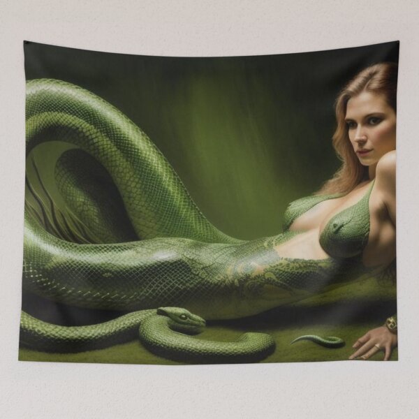 Item preview, Snake Queen at Rest designed and sold by afrancisCL.