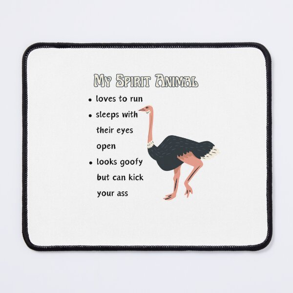 Item preview, Spirit Animal- Goofy but tough- ostrich designed and sold by JoyGDesigns.