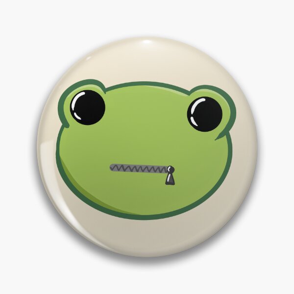 Item preview, Frog with mouth zipped designed and sold by hellenjellen.