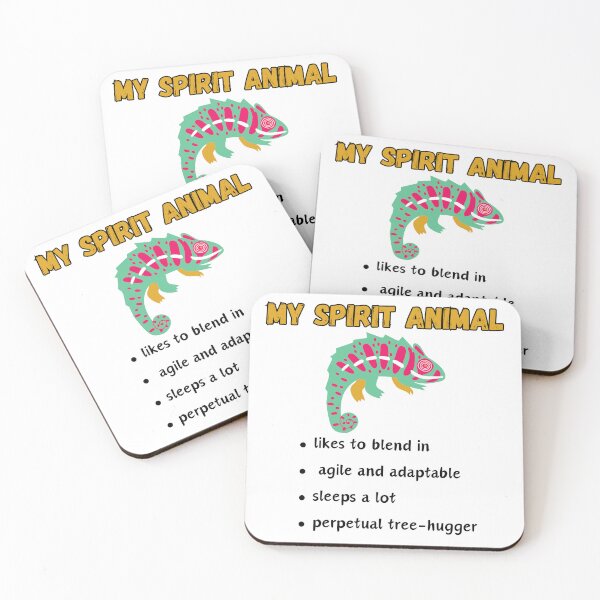 Item preview, Spirit Animal- Blends in- chameleon designed and sold by JoyGDesigns.