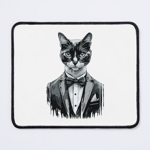 Item preview, Cat in dinner jacket designed and sold by GeekWardrobe.