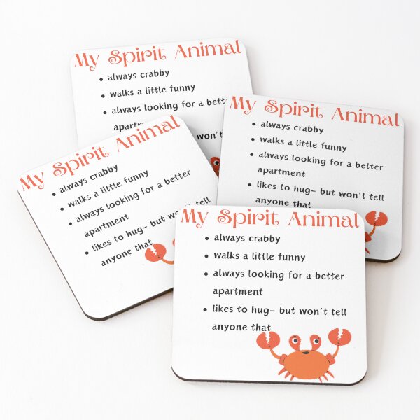 Item preview, Spirit Animal- crabby designed and sold by JoyGDesigns.