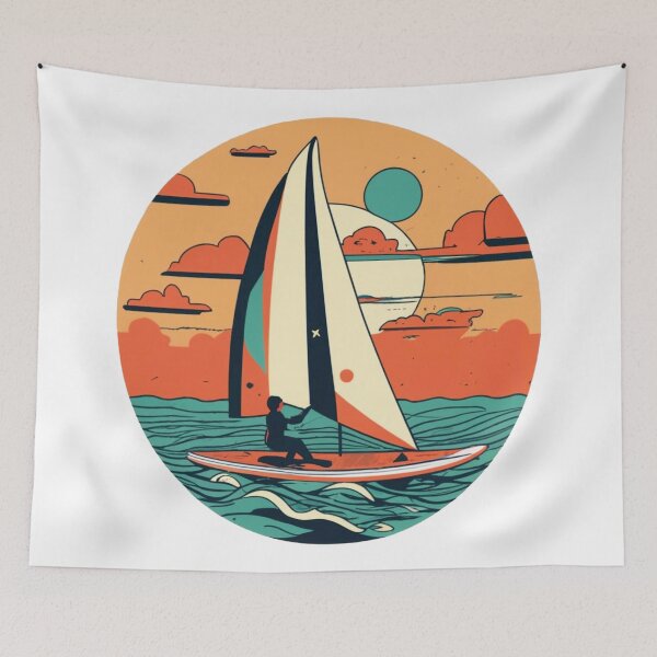 Item preview, Efoil hydrofoil, sunset designed and sold by LuckyFamily.