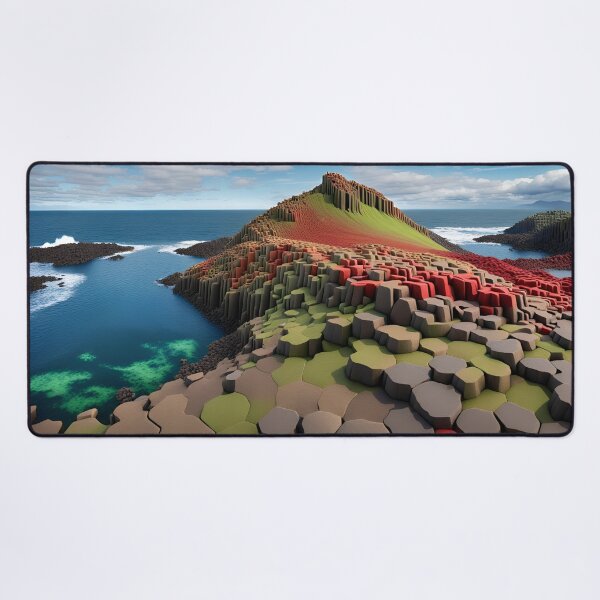 Item preview, Fantastical Northern Ireland - Giants Causeway landmark (artistic rendition) designed and sold by Bright-Moonrise.