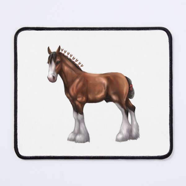 Item preview, Bay Clydesdale Horse with Stockings designed and sold by Modsecai.