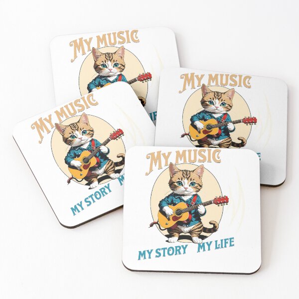 Item preview, Lovely Art: Unique Cats with Guitar designed and sold by Artedig.