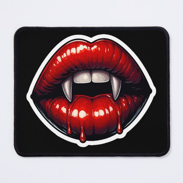 Item preview, Vampiric Seduction - Vampire Red Lips designed and sold by ShopiDentistry.