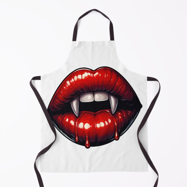 Item preview, Vampiric Seduction - Vampire Red Lips designed and sold by ShopiDentistry.