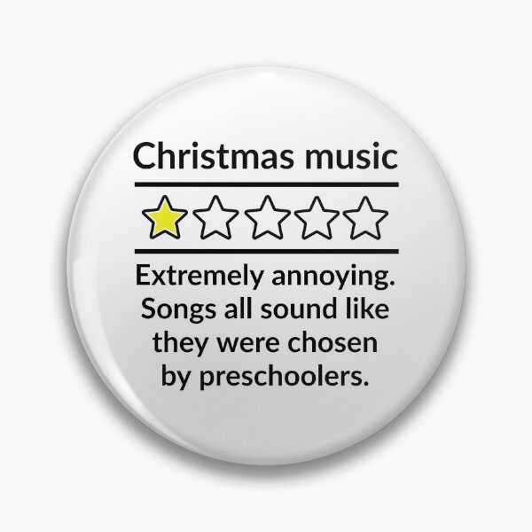 Artikelvorschau, Humorvolle schlechte Kritik für Weihnachtsmusik entworfen und verkauft von Rachel the Artist .