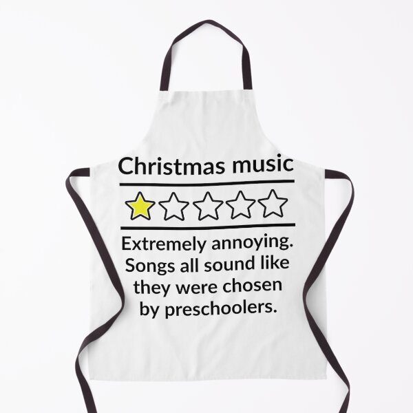 Item preview, Humorous bad review for Christmas music  designed and sold by Rachel the Artist .