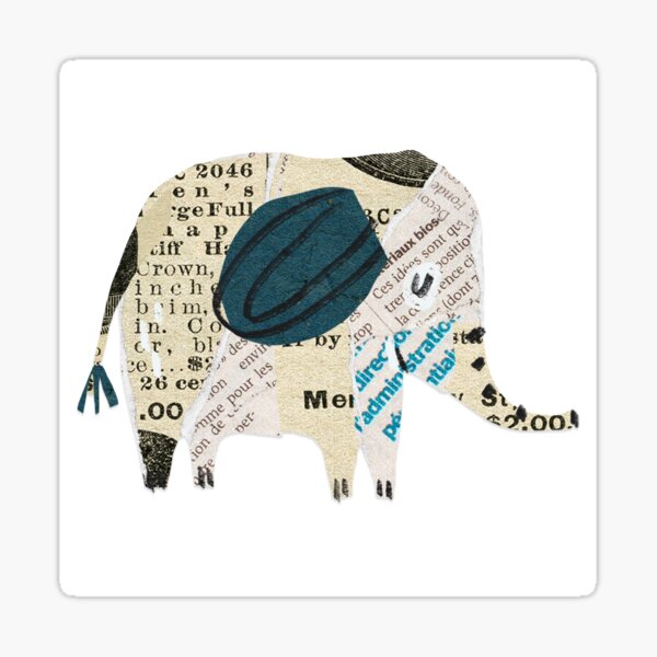 Item preview, elephant designed and sold by KrisSJ12.