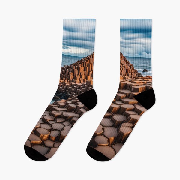 Item preview, Fantastical Northern Ireland - Giants Causeway landmark designed and sold by Bright-Moonrise.