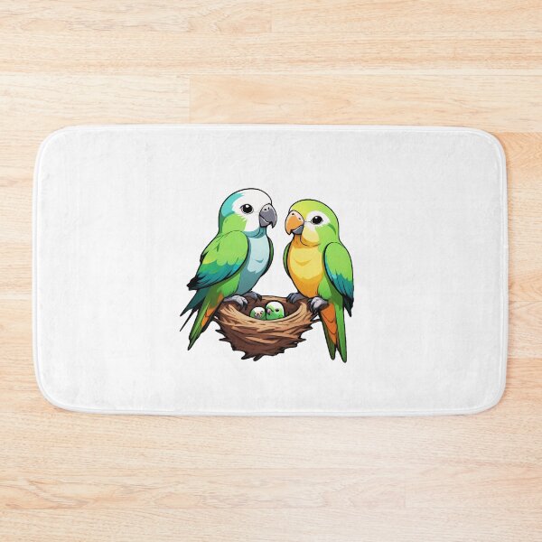 Item preview, Quaker Parrot, Cute quaker parrot couple In the nest Bird designed and sold by saloui.