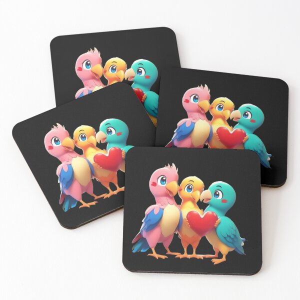 Item preview, Lovely parrots  designed and sold by sweetiejojo.