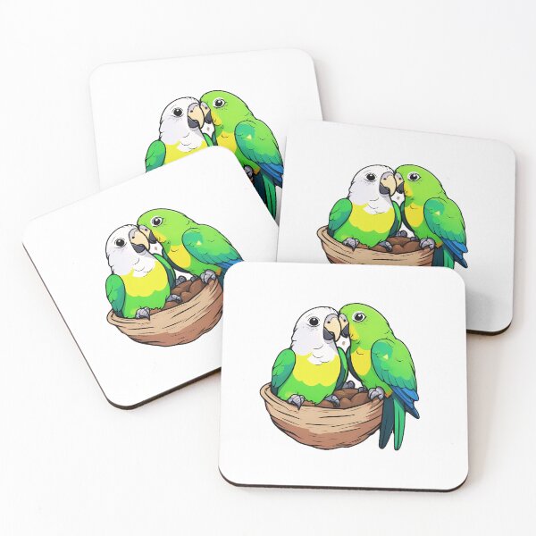 Item preview, Quaker Parrot, Cute quaker parrot couple In the nest Bird designed and sold by saloui.