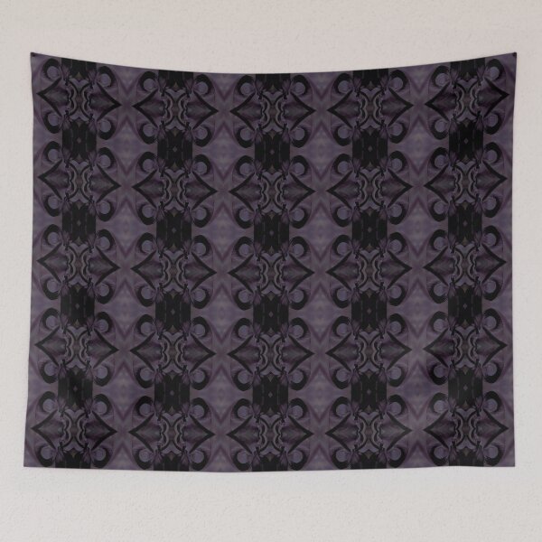 Item preview, [L] Purple Indigo Gothic Flora designed and sold by SageFolio.