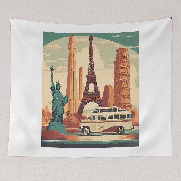 Item preview, Explore the World - Vintage Edition designed and sold by Lorets-Designs.
