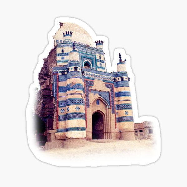 Dome of bibi Jiwandi och Sharief Sticker