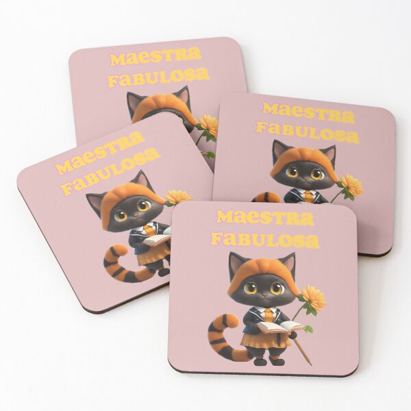 Item preview, Fabulous Teacher. Spanish teacher with cute kitty designed and sold by La Loca.