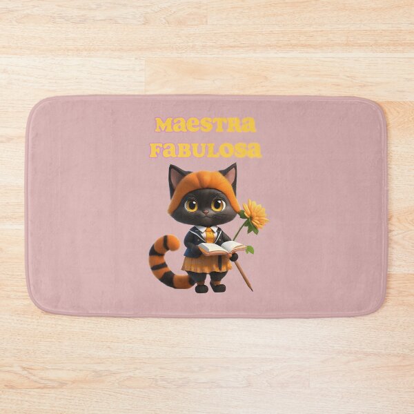 Item preview, Fabulous Teacher. Spanish teacher with cute kitty designed and sold by La Loca.