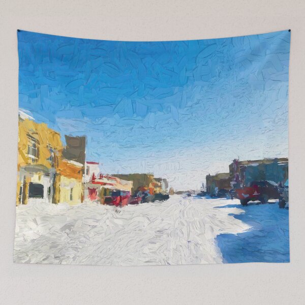 Item preview, Harlowton Montana after a heavy snow designed and sold by Travelways.