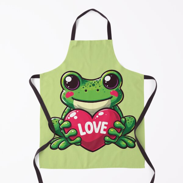 Item preview, Frog with Love designed and sold by TeaTimeTales.