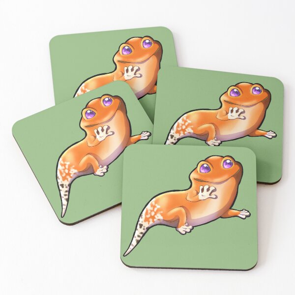 Item preview, Orange leopard gecko designed and sold by Tuttibird.