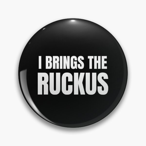 Item preview, I Brings the Ruckus Curb  designed and sold by The Junto Shop.