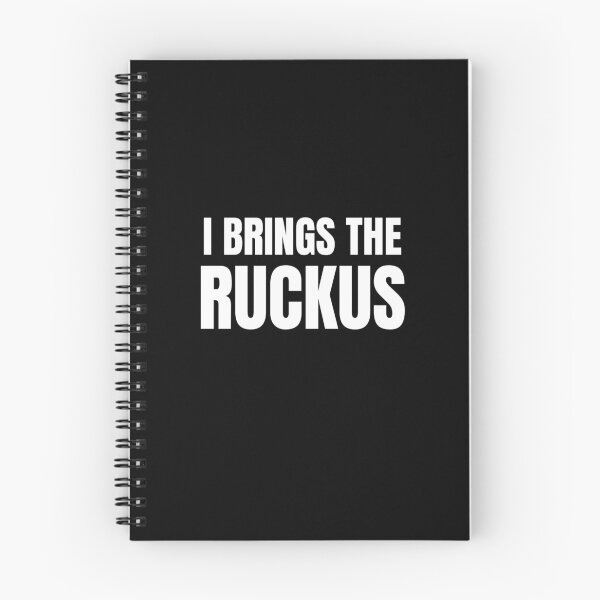 Item preview, I Brings the Ruckus Curb  designed and sold by The Junto Shop.