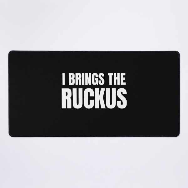 Item preview, I Brings the Ruckus Curb  designed and sold by The Junto Shop.