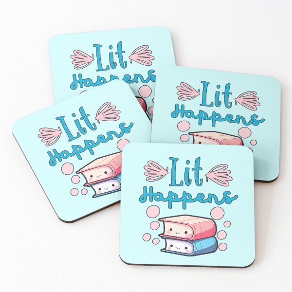 Item preview, Lit Happens Book Lovers Cozy Reading designed and sold by Renata Illustrata.