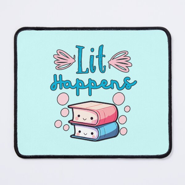 Item preview, Lit Happens Book Lovers Cozy Reading designed and sold by Renata Illustrata.