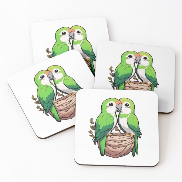 Item preview, Quaker Parrot, Cute quaker parrot couple In the nest Bird designed and sold by saloui.
