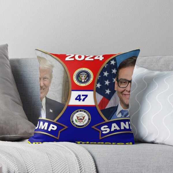 Item preview, Trump Santos 2024 election Make America triggered again designed and sold by RuRebels.